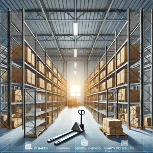 Warehouse storage racks for optimized business space